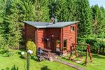 Rąstinė vila su sauna, apartamentai, studija ir namelis Palangoje EIMIO vila