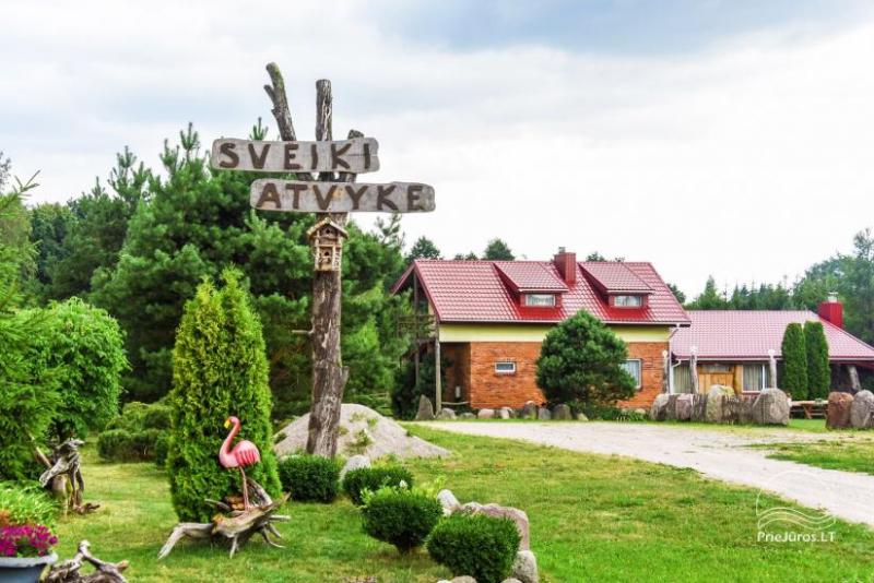 Sodybos, pirties, švenčių salės nuoma 10km nuo Klaipėdos, šaliaMiniZoo,Jonušai
