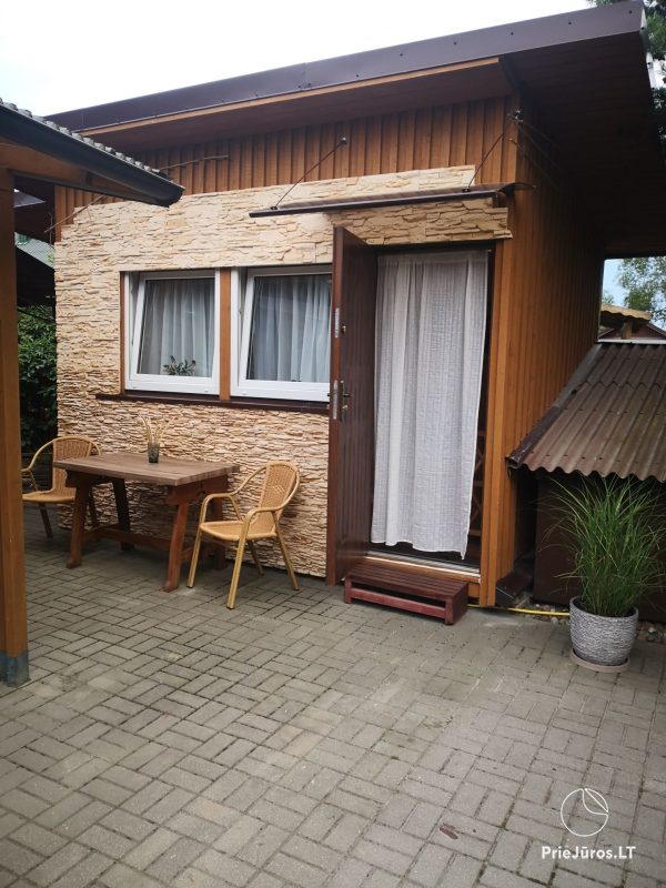 Jaukus dvivietis namelis nuomai Kunigiškiuose ramioje vietoje, šalia jūros