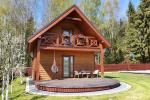 Hölzernes Ferienhaus - Mini Villa in Palanga