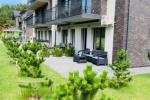 Jaukiai įrengti apartamentai su terasa nuomai Palangoje