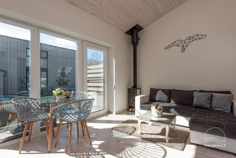 Namelis poilsiui - apartamentai su terasa nuomai Palangoje, Kunigiškiuose