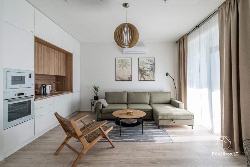 Naujai įrengti apartamentai nuomai Kunigškiuose, Mano Jūra komplekse