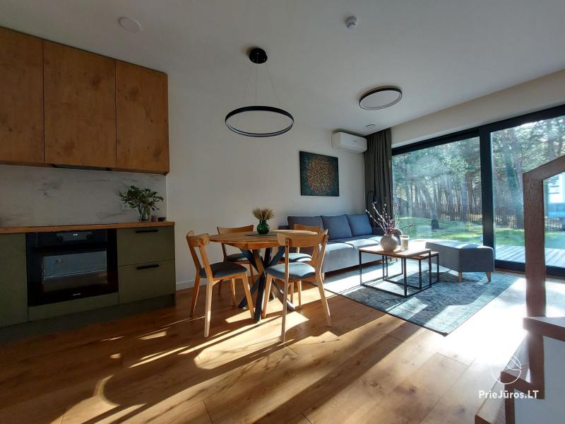 Nauji apartamentai Monciškėse Namas prie jūros