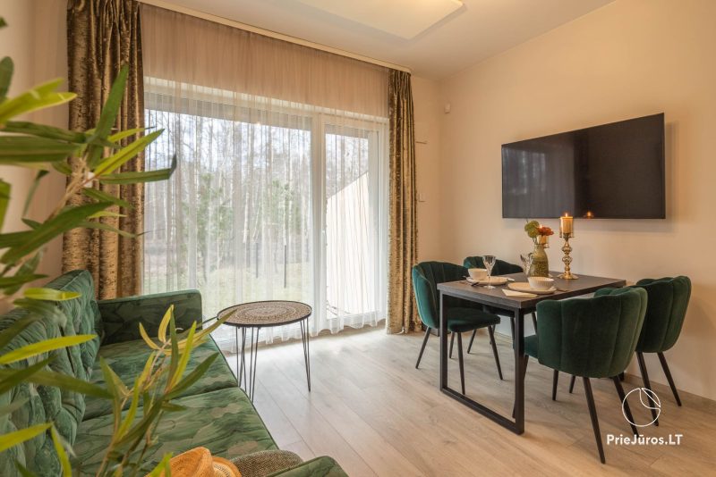 Sula Home - Mano jūra 2, Kunigiškiai – dzīvokļi pirmajā stāvā ar norobežotu sētu, komplekss ar baseinu