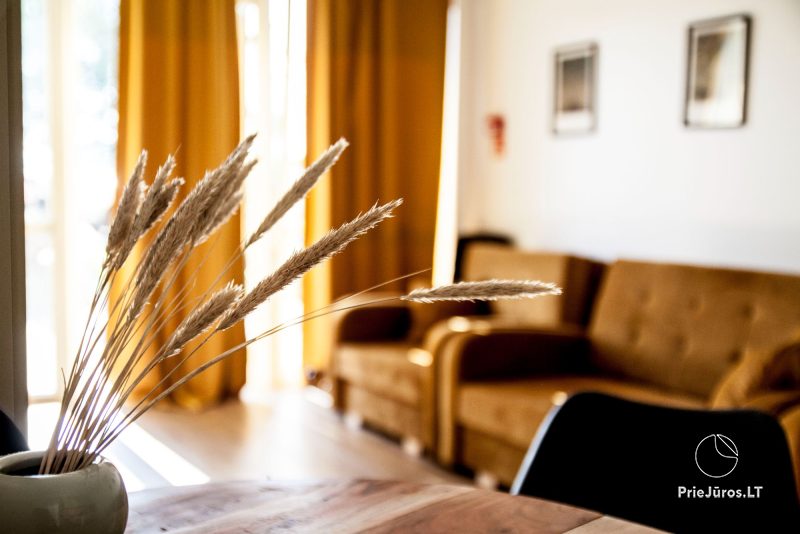 Jaukūs apartamentai su šildomu lauko baseinu, sporto sale ir vaikų žaidimų kambariu netoli jūros!