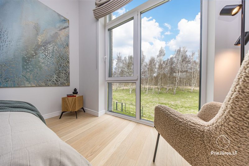 Fabula home - Monciškėse - 2 miegamųjų, erdvus kotedžas su terasa keturiems, naujame kvartale J7 Beržas su baseinais ir pirtimis, griliumi