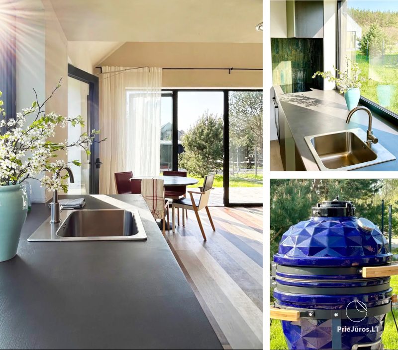 Laimingi Namai / Wi-Fi / privatus aptvertas kiemas / kamado grilis