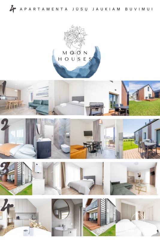 Moon Houses / Mėnulio apartamentai Kunigiškiuose