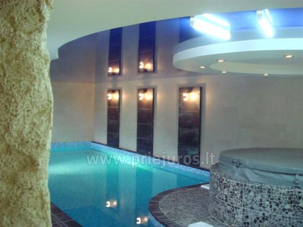 Jaukūs 2 kambarių apartamentai su SPA (baseinas, sūkurinė vonia ir turkiška sauna) Nidoje