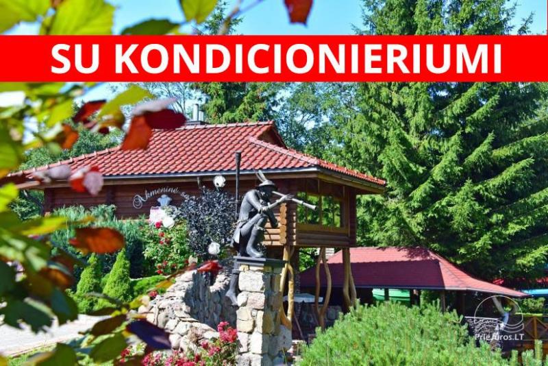 Rąstinis nams (su Kondicionieriumi) prie Šventosios upės Akmeninė sala