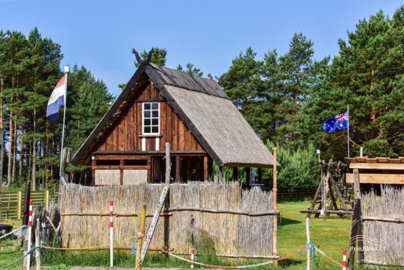 Poilsiavietė 100 m iki kopų “MIKJĀŅU SĒTA”: nameliai, turistinė stovyklavietė